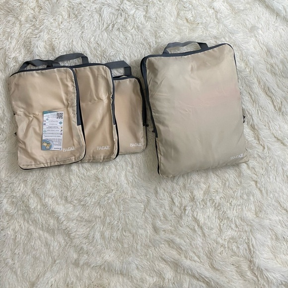 Bagail 4pk Purple Compression Packing Cubes NWT - Picture 3 of 14